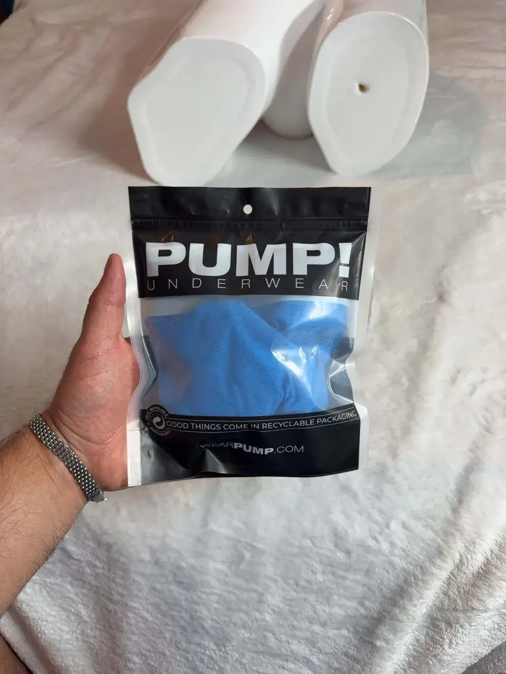 PUMP! True Blue Brief Size Large
